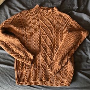 Vintage mock neck sweater